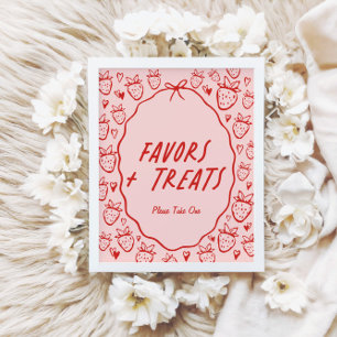 Så Berry Sweet Whimsical Coquette-favoriter och -r Poster