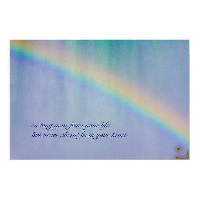 Så Borta Fototryck (Framsidan)