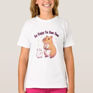 Så Capy Att Se Dig – Sött Capybara-konst T Shirt
