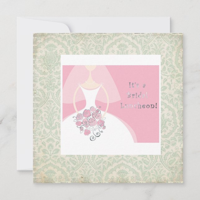 Så Chic Möhippa Luncheon-inbjudan Inbjudningar (Framsida)