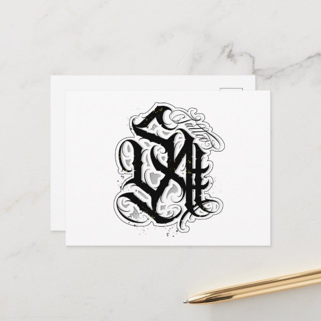 SA Chicano Brev Vykort (Fram/Back In Situ)