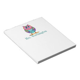 Så Cute Uggla Note Pad Anteckningsblock