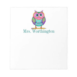 Så Cute Uggla Note Pad Anteckningsblock