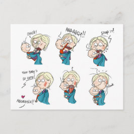 Så Cute-vykort Vykort