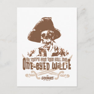 "Så det är därför de kallar dig "One-Eyed Willie" Vykort