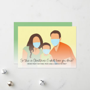 Så det här är jul vad du har gjort med fotot julkort