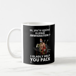 "SÅ DU ÄR EMOT ILLEGAL INVANDRING?.." KAFFEMUGG