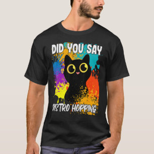 Sa Du Distro Hopping Svart Katt T Shirt