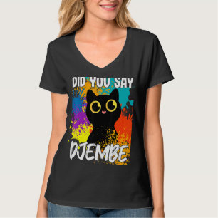 Sa du Djembe Black Cat? T Shirt