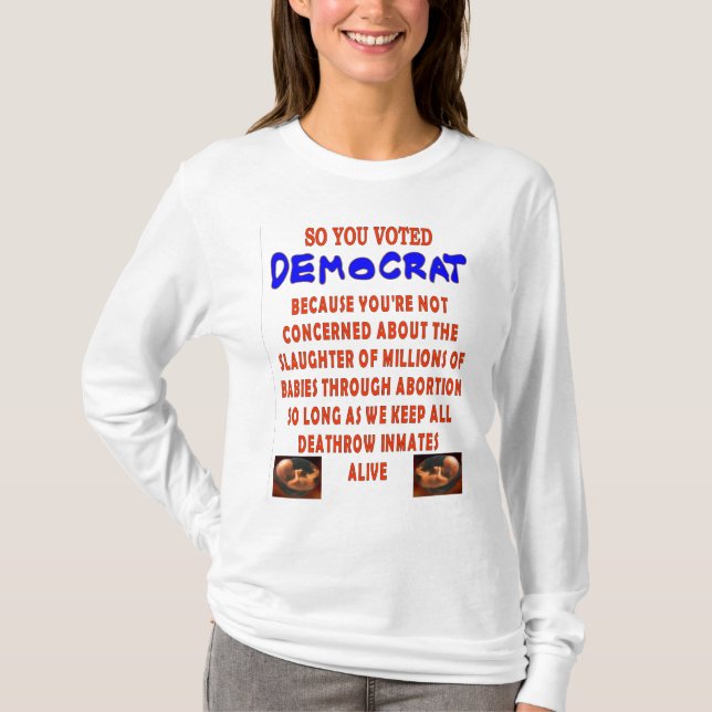 SÅ DU RÖSTADE DEMOOCTAT TRÖJA (Framsida)