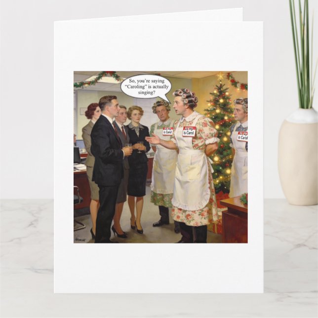 Så, du säger att “Caroling” faktiskt är att sjunga Kort (Framsida)