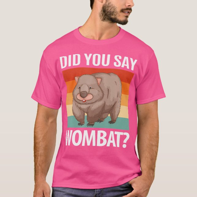 Sa Du Vombat T Shirt (Framsida)