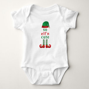 Så Elf'n Cute Elf Funny jul säger T Shirt