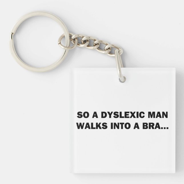 Så en Dyslexic Man går in i en Bra (Framsidan)