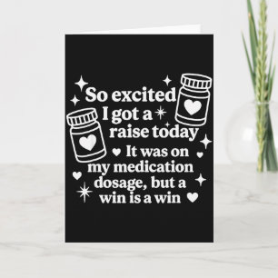Så exalterad jag fick en löneförhöjning idag Det s Kort