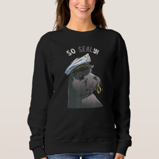 Så Fånig Sea Lejon Vatten Seal Ocean Life Animal P T Shirt