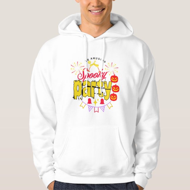 Så fantastisk pooky party hoodie (Framsida)