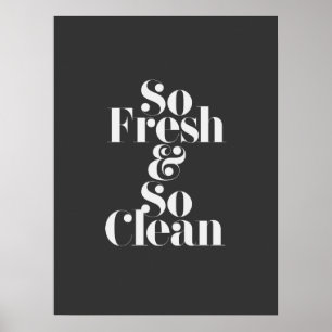 Så färsk och så ren poster