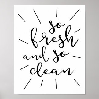 Så färsk och så ren Poster
