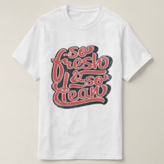 Så färsk så ren röd/vit t shirt