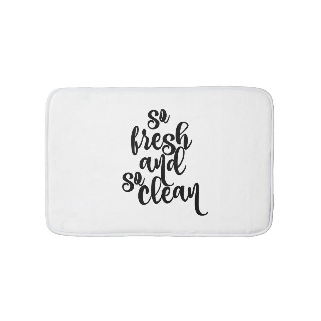 Så färskt och så rent badmat badrumsmatta (Framsidan)