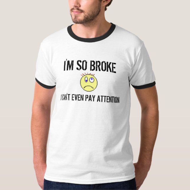 Så fattigt t-shirt (Framsida)