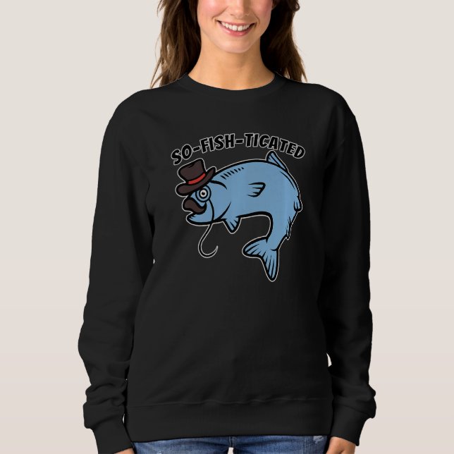 Så fisktuggad, sofistikerad, rolig att säga för Fi T Shirt (Framsida)