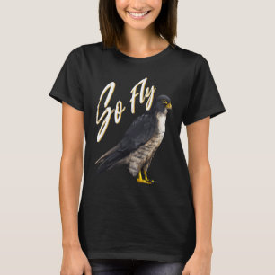 Så Fly Peregrine Falcon Birding for Ornithologists T Shirt