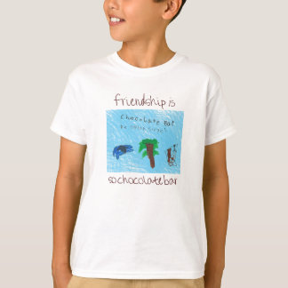 Så för barn för chokladpubutslagsplats t-shirt