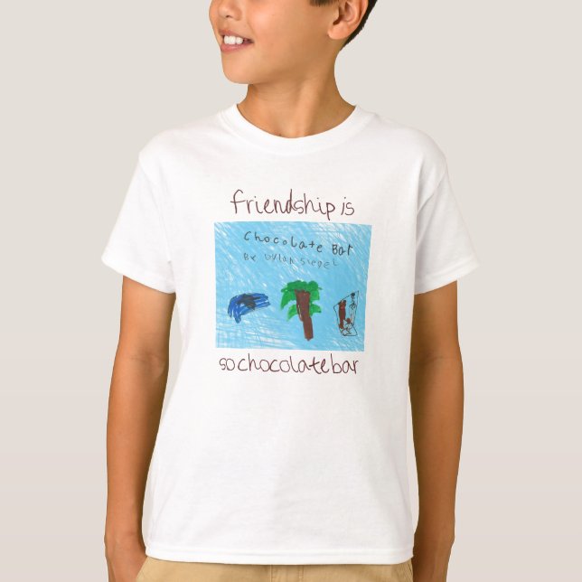 Så för barn för chokladpubutslagsplats t-shirt (Framsida)
