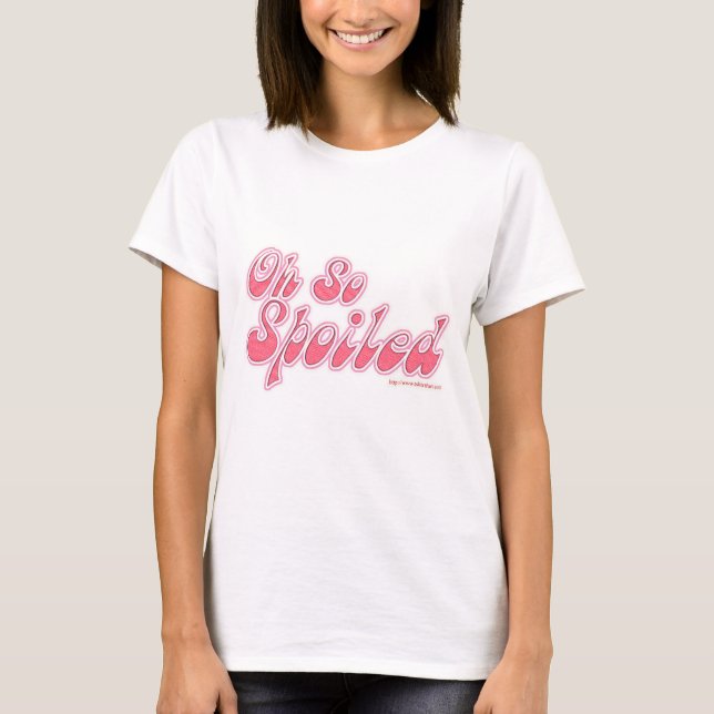 Så förstört Cute Bratty Snarky Slogan Tröja (Framsida)