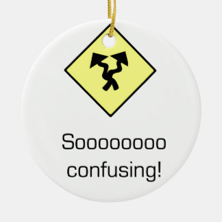 Så förväxla julgransprydnad keramik