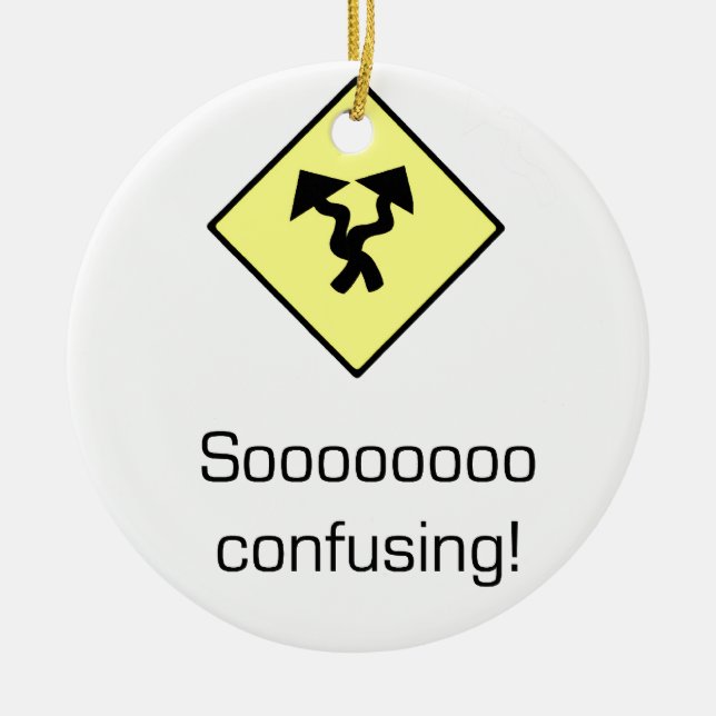 Så förväxla julgransprydnad keramik (Framsidan)