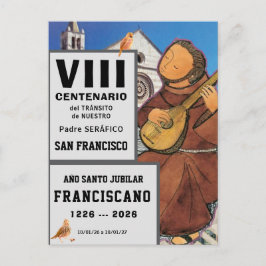 Sa Francisco de Assisi Glossy Poster Vykort