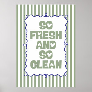 Så fräsch och så ren poster