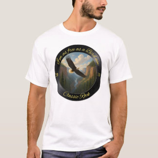 "Så fri som en fågel" Classic Rock Eagle T-shirt