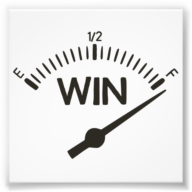 Så Fullt av Win Gage Fototryck (Framsidan)