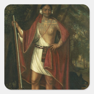 Sa Ga Yeath Qua Pieth Ton Fyrkantigt Klistermärke