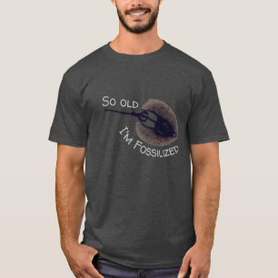 Så gammal är jag Fossilierad, Stingray Fossil T Shirt