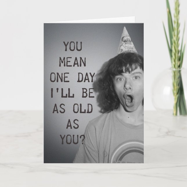 Så gammal som du kort (Framsida)