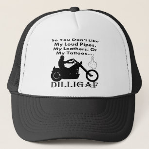 Så gillar du inte mitt vara en biker DILLIGAF Keps