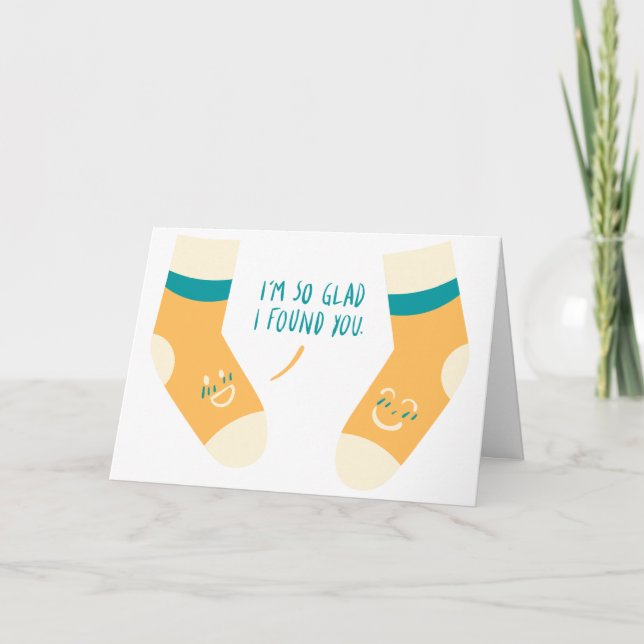 Så glad att jag hittade dig kort (Framsida)