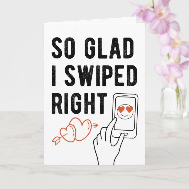 Så glad att jag svepte Höger Kort (Orkide)