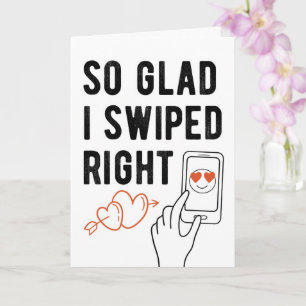 Så glad att jag svepte Höger Kort