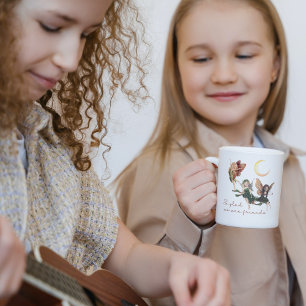 Så glad att vi är vänner Fairy Mugg