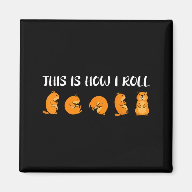 Så gör jag Groundhog Day Min favorithelgdag Magnet (Framsidan)