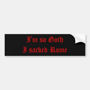 Så Goth Bildekal