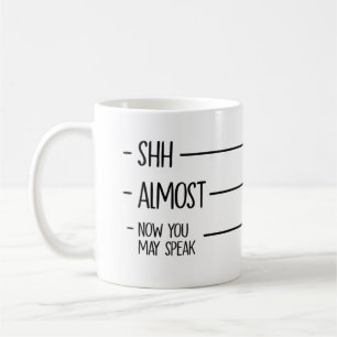 Så gott som nu kan du tala - signalerar kaffe Kärl Kaffemugg