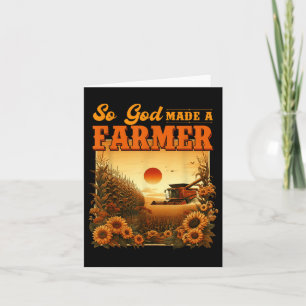 Så Gud gjorde en jordbrukare, Farm Life, Christian Kort