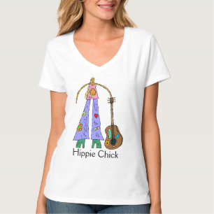 Så gullig T-tröja för Hippiechickdesign Tee Shirt